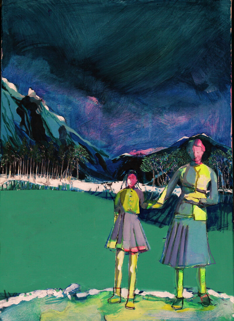 peur de rien - a Paintings by Sylvie Roulot